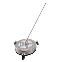 16 Inch Pressure Washer Surface Cleaner Stainless Steel Multifunctional Surface Cleaner for Courtyards Floors Wall Tiles white