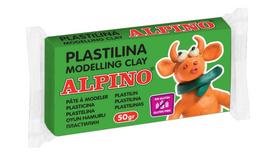 Plastilinas ALPINO 50g žalias, DPLAPV1ADP00006301