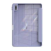 Clear Acrylic Case For Huawei Matepad Air 11.5 11 10.4 Pro 11 10.8 Pencil Holder Cover For Honor Pad V6 V7 10.4 Inch Cases Matepad 10.4 violetinė