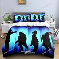 Exquisite Fashion M-Michael-Jackson Printing Bedding Set Duvet Cover Comforter Bed Youth Kids Girl Boys Birthday Gift741 EU Single 135*200cm/53x79in 3pcs