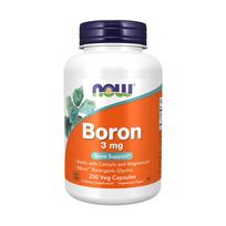 Now Foods Boron 3 mg Capsules 250 Tablets 1 pcs