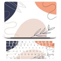 Slim Hard Shell Case MacBook Pro 14 Inch Air 15 M2 Chip Compatible Plastic Protective Cover 12 Retina A1534-A1931 beige