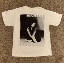 Retro Mariah Carey Music Box Tour T Shirt S-5XL White cotton Unisex PA11191 XL black