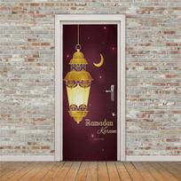 Buddha Selfadhesive Pvc Door Sticker Yoga Room Meditation Mural Wallpaper Waterproof Living Room Bedroom Stickers Home Decor Matches the image,77x200cm