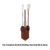 New Creality 2025 Version K1 Series Ceramic Heating Block Kit Terminal With Buckle Compatible With K1/K1 Max/K1C 3D Printer A8