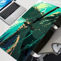 Large Mouse Pad Office One Piece Roronoa Zoro Desk Mats Pc Gaming Accessories Xxl Mouse Pad Laptop Keyboard Mat 900x400x2mm