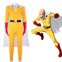 Vienas smūgis žmogus Opm Cosplay Kostiumas Anime Vaidmenų Žaidimui Su Poliesterio Audiniu Gerbėjams XXXL yellow