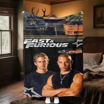 Fast & Furious: Paul Walker Tribute Blanket Soft And Portable All Season Home Bed Sofa Blanket Office Travel Nap Break Warm Blanket 80cm x 120cm
