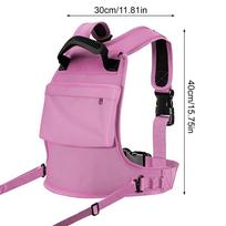 Kids Ski Training Harness Adjustable Child Beginner Snowboarding Skiing Auxiliary Trainer Traction Safety Belt Ski Training rožinė