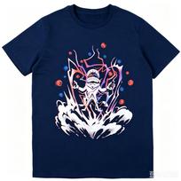 2026 The Amazing Digital Circus I Am God Caine T-shirt Men Women Summer 100 Cotton Clothing Cartoon Short Sleeve Tops Streetwear L blue
