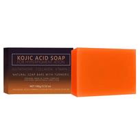 Kojic Acid Papaya & Turmeric Handmade Soap with Essential Oils black