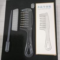 Portable Hair Root Comb Liquid Guide Applicator Scalp Massage Comb Hair Oil Serum Brush Anti-Leak Hair Care Tool A1 gray