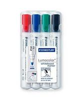 Žymeklių rinkinys baltai lentai STAEDTLER Lumocolor 351, 4 spalvos