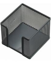 Dėžutė užrašų lapeliams, metalinė, juoda