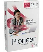 Popierius PIONEER, 80 g/m2, A3, 500 lapų