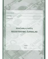 Siunčiamų raštų registravimo žurnalas, A4, vertikalus, 40 lapų