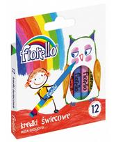 Vaškinės kreidelės FIORELLO, 12 spalvų