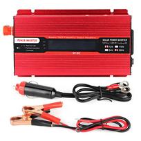 1000W USB LCD Screen Car Power Inverter Converter Charger Modified Sine Wave DC12V to 220V black