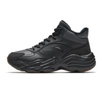 Anta Walker Thermal Height Increasing Abrasion Resistant Lightweight Slip Resistant Mid top Casual Shoes Women's Black 922618923-3 40 black