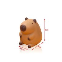 Kawaii Capybara Squeeze Toy Anti Stress Adult Toys Pinch Tpr Soft Decompression Stress Reliever Toys For Kids brown