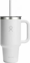 Hydro Flask Terminis puodelis su rankena ir šiaudeliu Travel Tumbler 946 ml, White