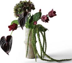 Botane Dirbtinių gėlių puokštė Velvet Shadow