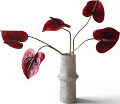 Botane Dirbtinių gėlių puokštė Still Red