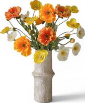 Botane Dirbtinių gėlių puokštė Apricot