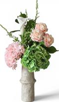 Botane Dirbtinių gėlių puokštė Blush pink