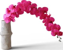 Botane Dirbtinė gėlė Botane orchidėja 134 cm, rožinė, stambiažiedė