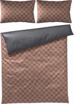 Joop Bedroom Patalynės komplektas Cornflower Double 200 x 220 cm Festive Copper iš medvilnės satino su 2 pagalvių užvalkalais 40 x 80 cm