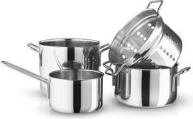 Eva Trio Puodų rinkinys su makaronų įdėklu Eva Trio nerūdijantis plienas, 4 dalių rinkinys