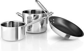 Eva Trio Puodų ir keptuvės rinkinys Eva Trio nerūdijantis plienas, 3 dalių rinkinys