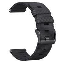 Nailono laikrodžio dirželis, skirtas Garmin Instinct/Instinct 2/Instinct 2X/Instinct 3 45mm 50mm, Instinct Solar, Tactical, Tide, Esports Instinct 2 3 45mm juoda