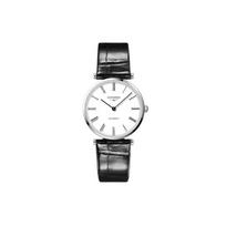 Longines Master Collection Automatinis Mechaninis Laikrodis 30M Atsparus Vandeniui 36Mm Baltas Ciferblatas Vyriški Laikrodžiai L4.908.4.11.2 White Dial black