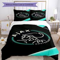 3pcs Ajax Bedding Set Duvet Cover Closure Includes 1 Duvet Cover & 2 Pillowcases, Soft and Comfortable for All Seasons. 135cmx200cm