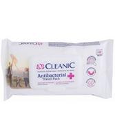 Drėgnos antibakterinės servetėlės CLEANIC, 40 vnt.