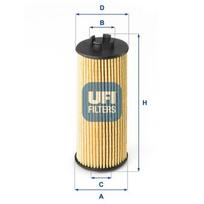 UFI 25.185.00 Alyvos filtras