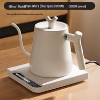 Išmanus elektrinis virdulys rankų darbo kavai ir arbatai ruošti kontroliuojamos temperatūros režimu Smart Long Spout Kettle - White (UK Plug)