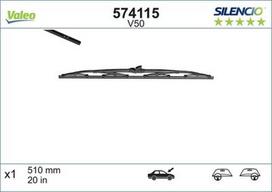 VALEO 574115 Valytuvai