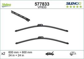 VALEO 577833 Valytuvai