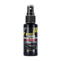 Automotive Plastic Ceramic Coating Plastic Surfaces Restorer Coating for Car Interiors Exteriors Restorative Formula 1 black