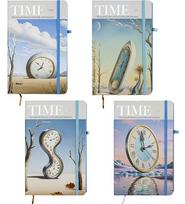 Užrašų knyga TIME Notes, Centrum, A5, 80 lapų, 77gsm, linija, kietu viršeliu, su skirtuku ir gumele