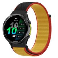 22mm 20mm Nylon Strap For Garmin Forerunner 970 570 165 965 55 Venu 3 Flag Style Fashion Wristband Garmin Active 6 Approach S50 22mm Watch Band orange