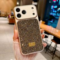 For Apple iphone 17 Pro Max Case luxury Bling Glitter Lens Protective Back Cover For iphone 16 15 14 13 12 Pro Max 17Plus shell iPhone 13 auksas