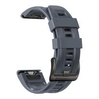 QuickFit Watch Band 22mm 26mm Silicone Strap For Garmin Fenix 8 pro E 7X 7/6X 6/3HR/Forerunner 970/Enduro 3 2 Official Wristband QuickFit 22mm black
