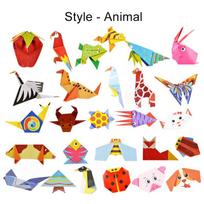 Rankų darbo origami rinkinys Klasės kultūrinės sienos dekoracija Pramoginiai rekvizitai Spalvingi rankų darbo „pasidaryk pats“ amatai Popierius TMZ red