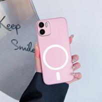 Dėklas Xiaomi Redmi A2,A1 Premium Magnetinis Matinis Telefono Apsauginis Dangtelis Redmi A2 white