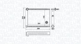 MAGNETI MARELLI 350218473000 Šilumokaitis, salono šildymas