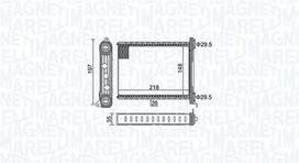 MAGNETI MARELLI 350218464000 Šilumokaitis, salono šildymas